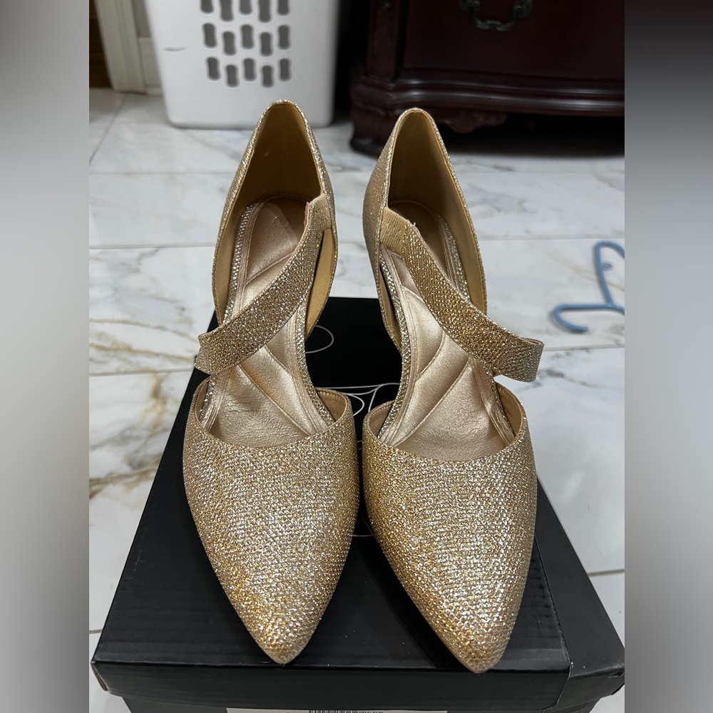 Gold heels
